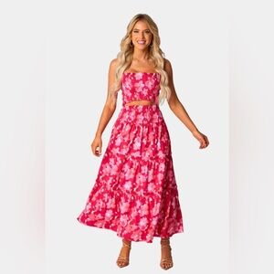 NWT Buddy Love Pink Floral Set